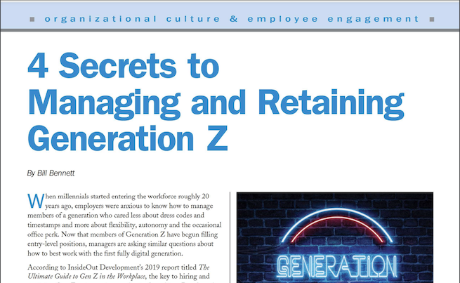 4 Secrets to Managing and Retaining Generation Z thumbnail